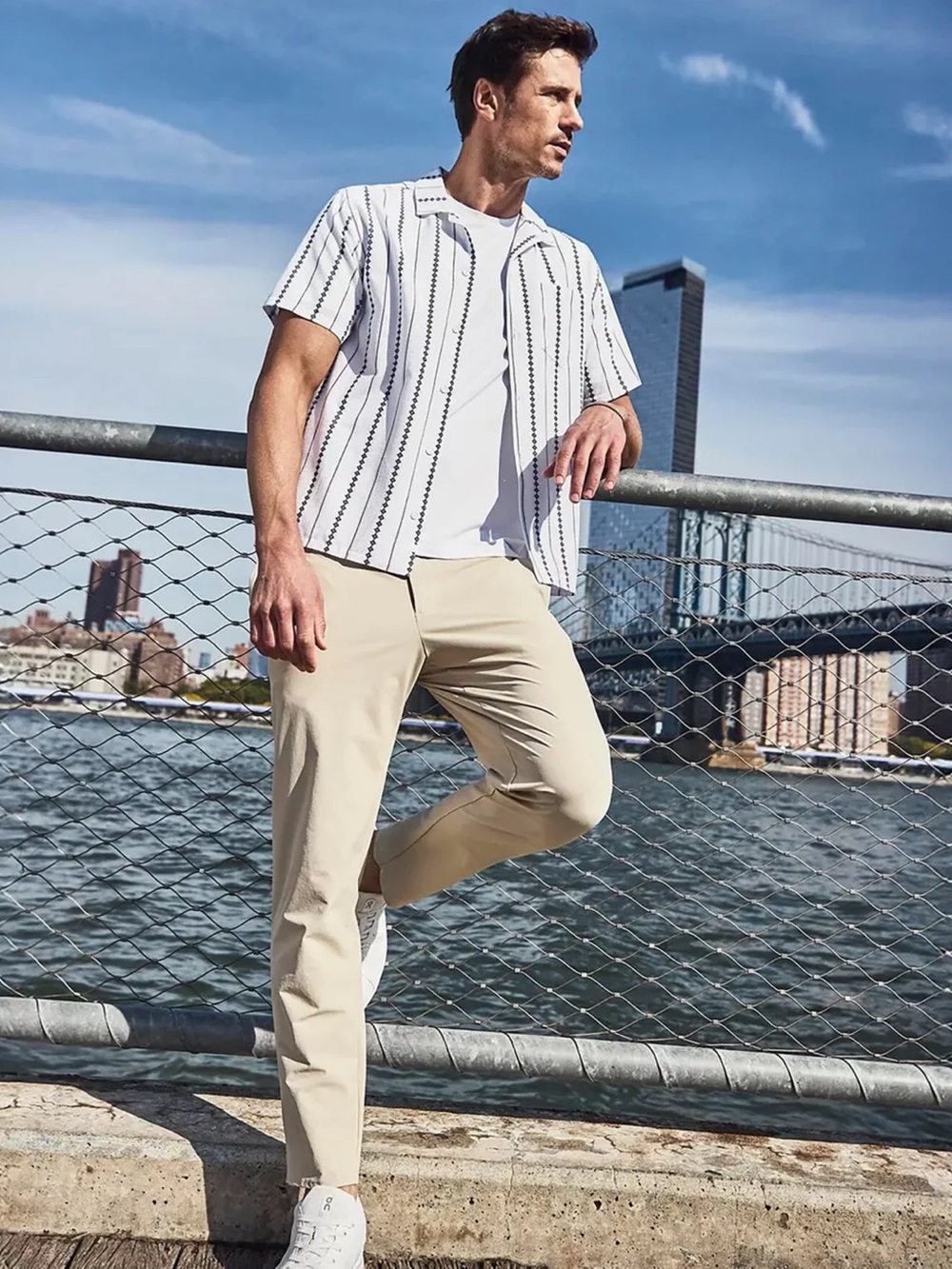 VRST Men's Limitless Performance Slim Fit Tapered Pant